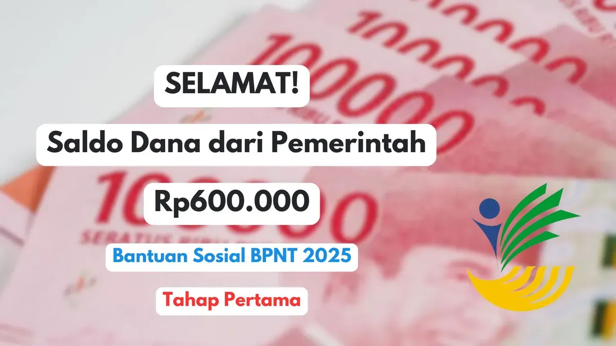 Saldo Dana Rp600.000 mulai dicairkan pemerintah melalui program bantuan sosial BPNT tahap 1 2025 (Sumber: Poskota/Herdyan Anugrah Triguna)