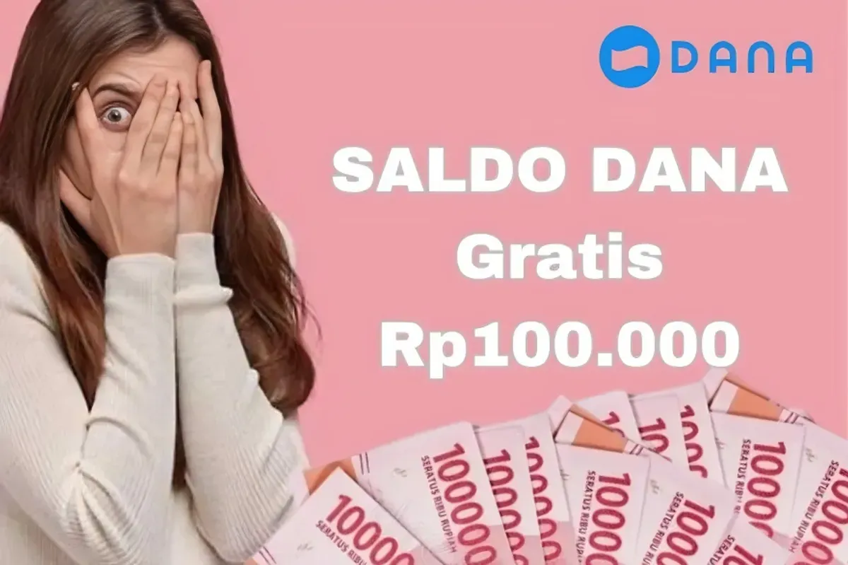 Modal tap layar Hp kamu bisa klaim saldo DANA Gratis Rp100.000 masuk dompet elektronik. (Sumber: Poskota/Syania Nurul Lita Baikuni)