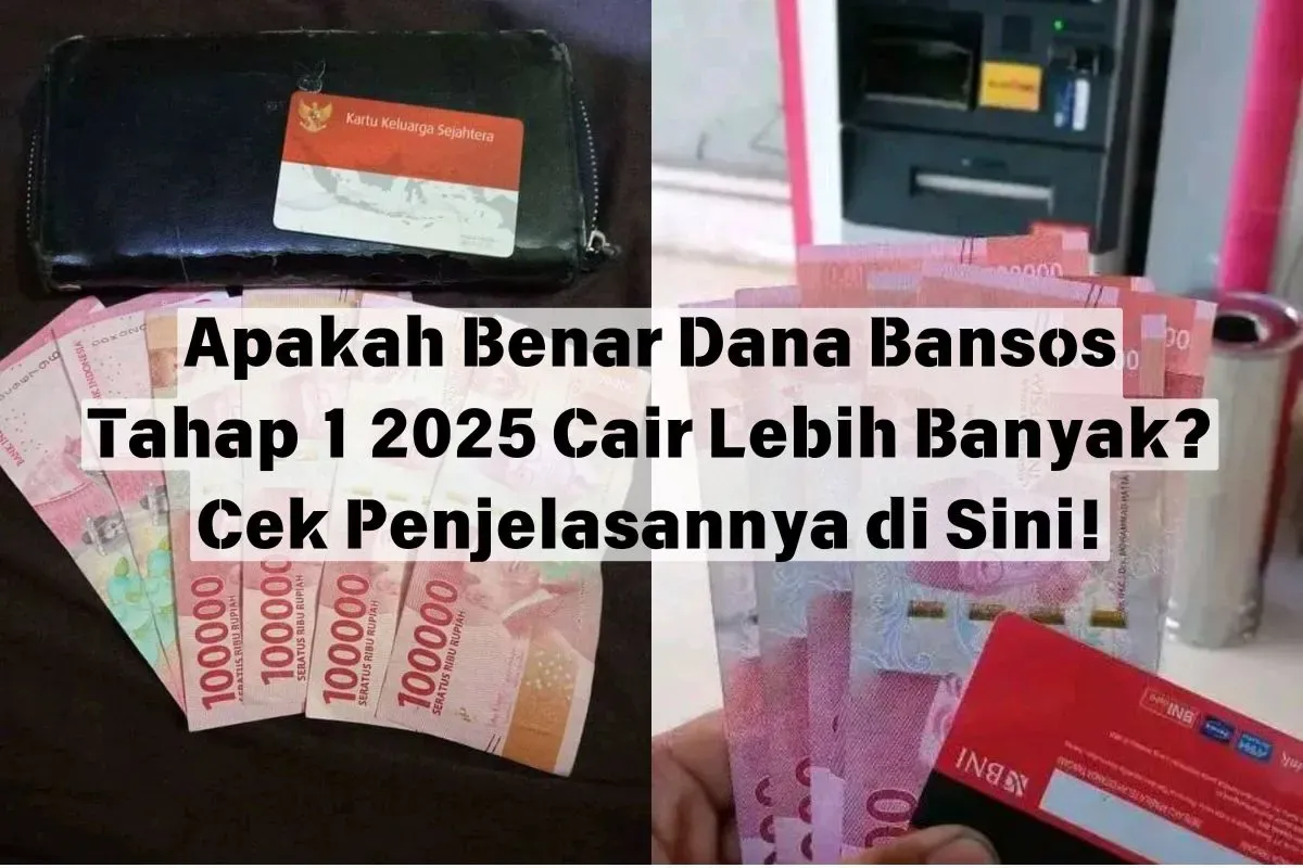 Dana bansos tahap 1 tahun 2025 cair lebih banyak? (Sumber: Facebook/Lidia Paramita Edited Insan Sujadi)