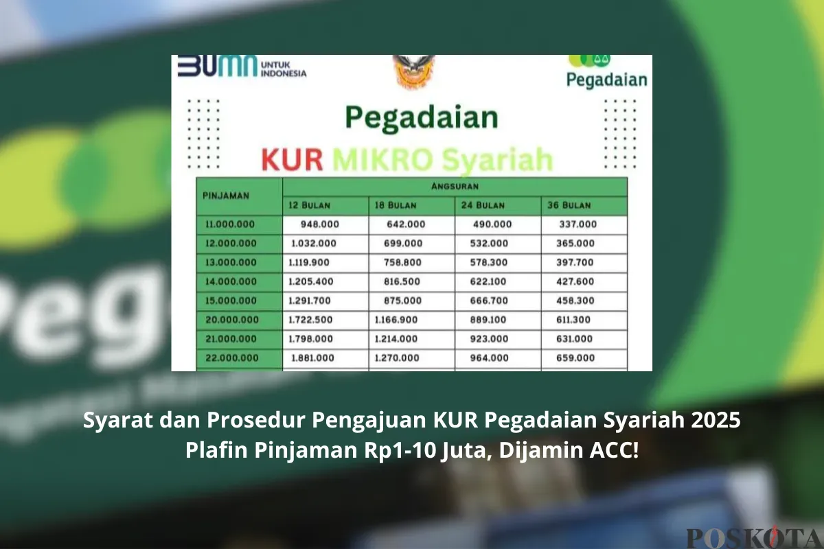 KUR Pegadaian Syariah menjadi solusi ideal bagi UMKM yang ingin mengembangkan usahanya namun terkendala akses perbankan. (Sumber: Poskota/Yusuf Sidiq)