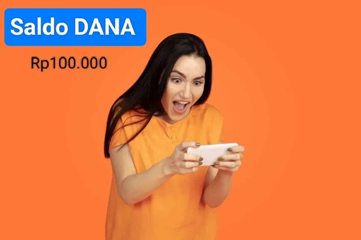 Dapatkan saldo DANA Rp100.000 dari aplikasi penghasil uang (Sumber: Freepik/master1305)