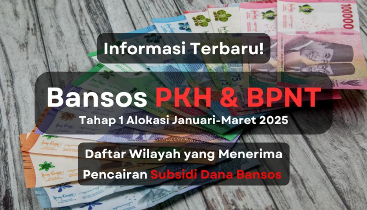 Wilayah yang menerima pencairan saldo dana bansos PKH dan BPNT tahap 1 alokasi Januari-Maret 2025. (Sumber: Poskota/Aldi Harlanda Irawan)