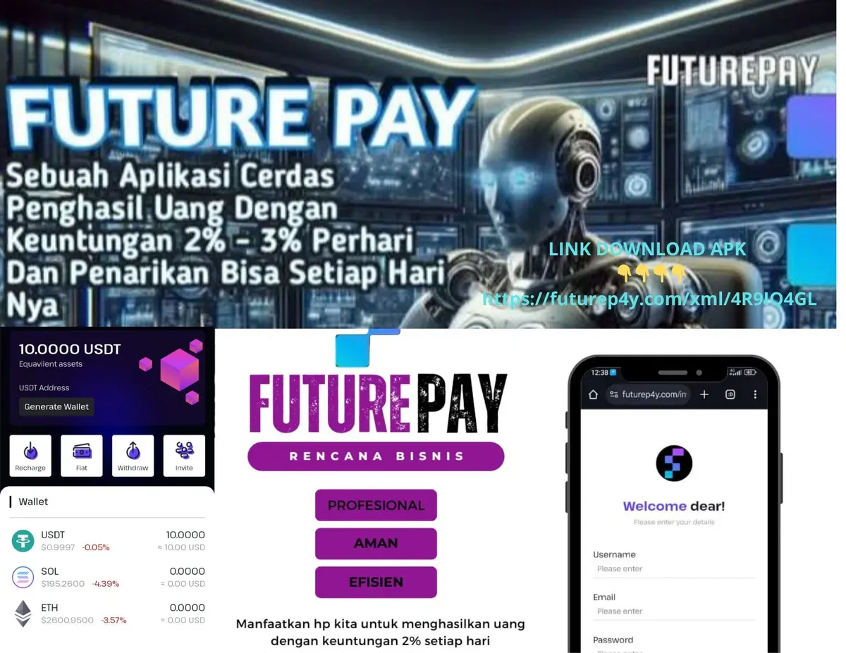 Aplikasi Future Pay (Sumber: Facebook/Tyo Arya)