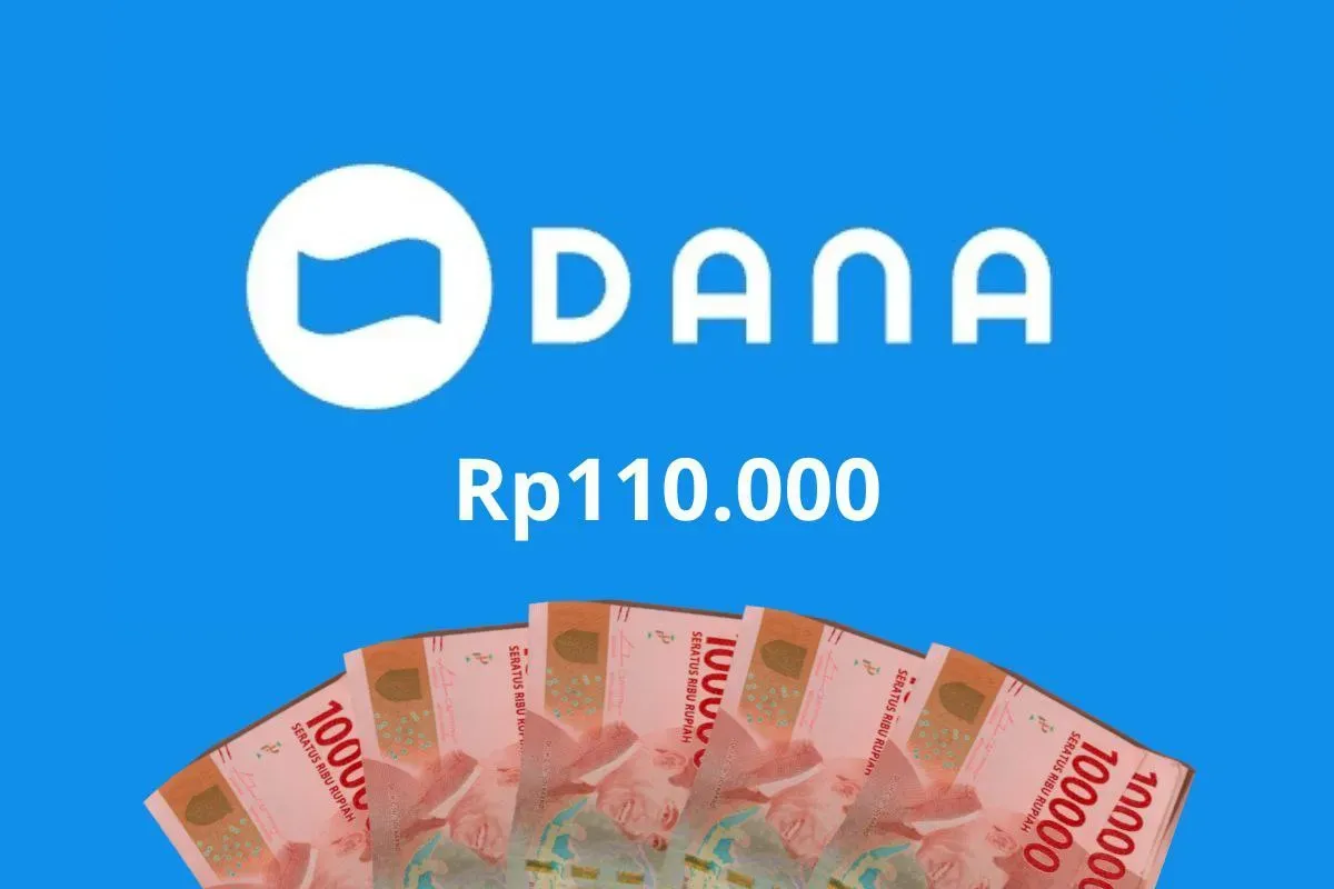 Cara dapat saldo DANA gratis Rp110.000 yang langsung masuk ke dompet elektronik. (Sumber: Poskota/Audie Salsabila)