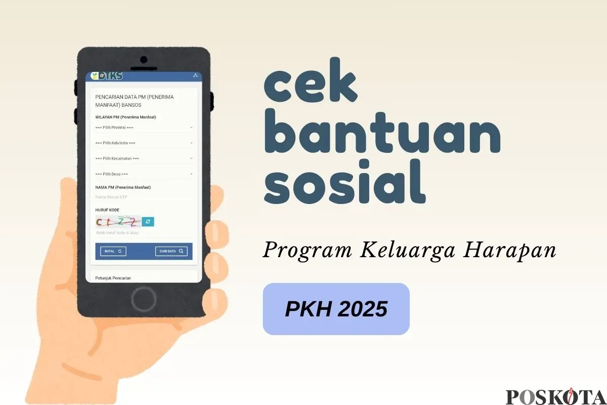 Informasi cara cek bansos PKH 2025. (Sumber: Poskota/Della Amelia)