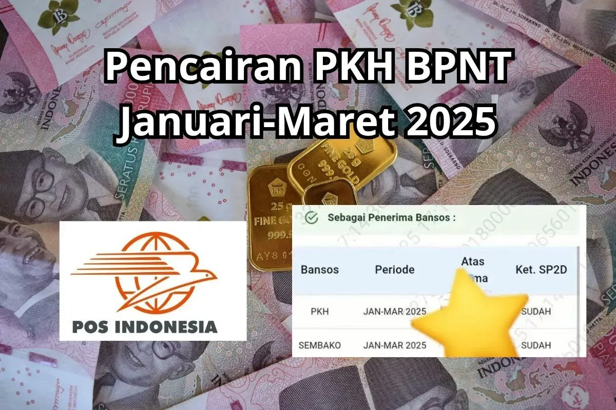 Progres pencairan bansos PKH dan BPNT Januari-Maret 2025 lewat PT Pos Indonesia. (Sumber: Poskota/Audie Salsabila)