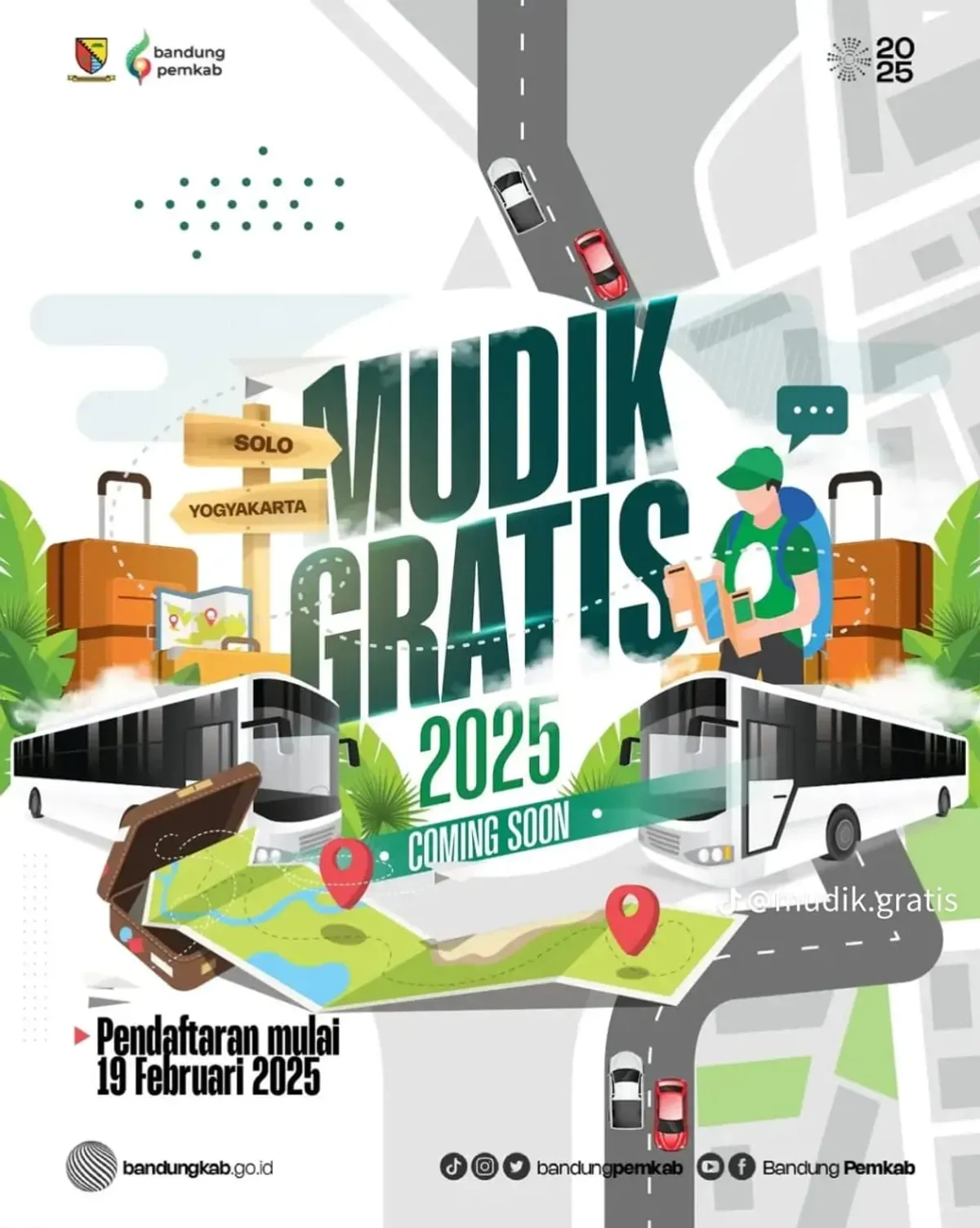 Mudik Gratis 2025. (Sumber: Pemkab Bandung)