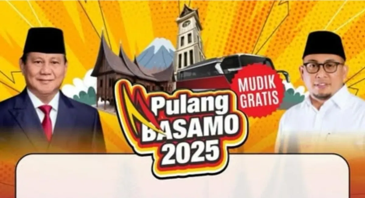 Program Mudik Gratis Pulang Basamo 2025 (Sumber: Instagram @andre_rosiade)