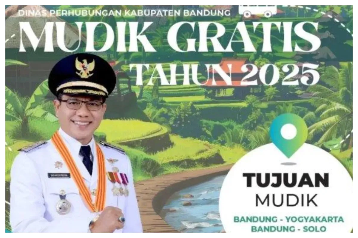 Pemkab Bandung melalui Dinas Perhubungan Kabupaten Bandung kembali mengadakan mudik gratis 2025 (Sumber: Instagram @dishubbandungkab)