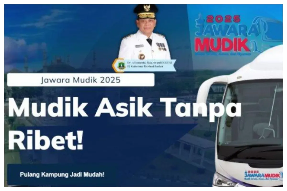 Pemprov Banten adakan mudik gratis 2025 dengan berbagai rute (Sumber: jawaramudik.bantenprov.go.id)