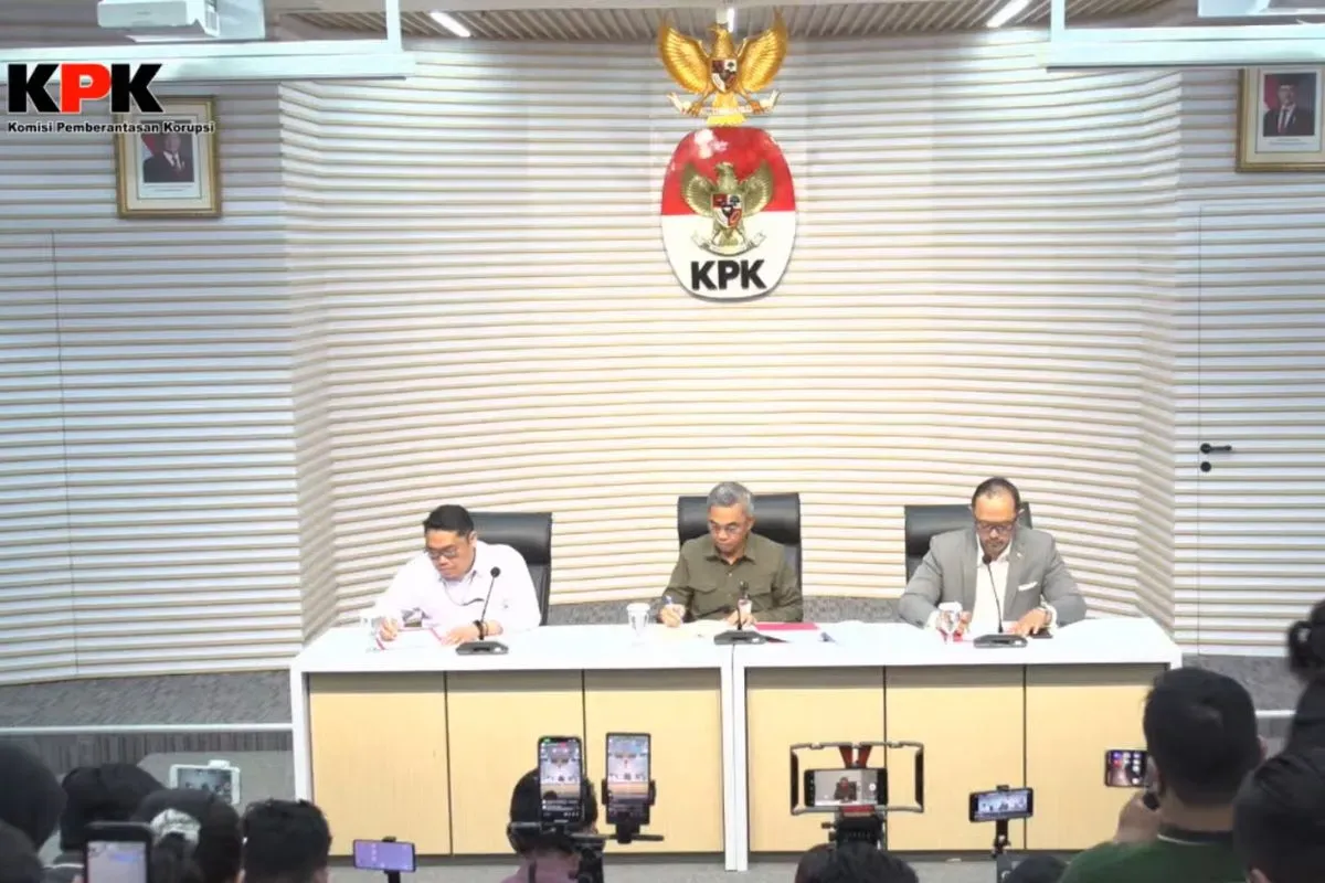 Komisi Pemberantasan Korupsi (KPK) resmi menahan Hasta Kristiyanto pada Kamis, 20 Februari 2025. (Sumber: KPK)