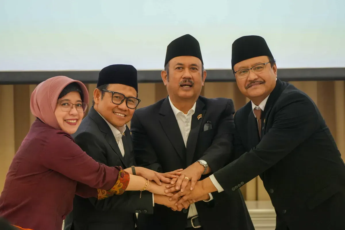 Laporan hasil DTSEN ditandatangani Menteri KPM, Menteri Sosial, Menteri PPN atau Bappenas, dan Kepala Badan Pusat Statistik (BPS). (Sumber: Laman Resmi Kemensos)