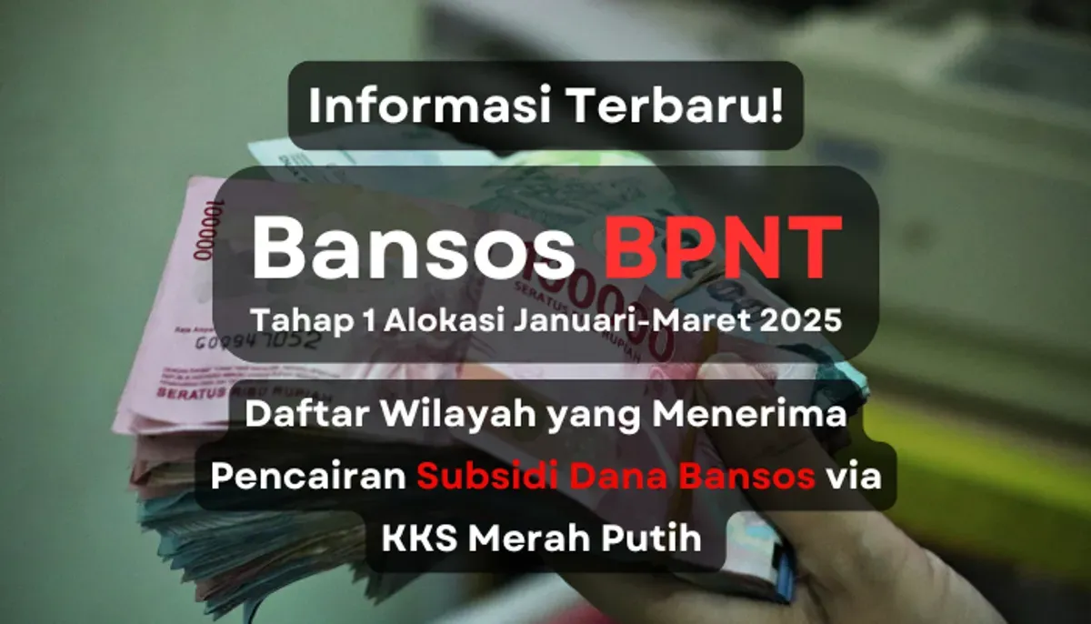 Update informasi pencairan saldo dana bansos BPNT tahap 1 2025 via KKS merah putih. (Sumber: Poskota/Aldi Harlanda Irawan)