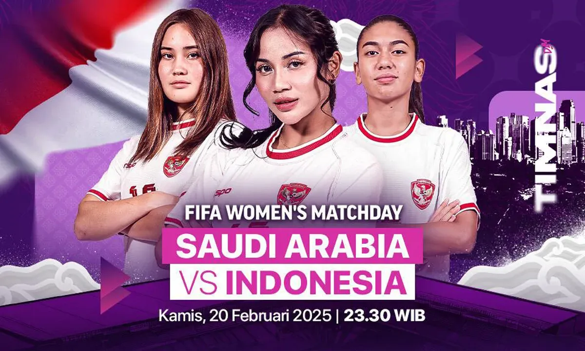 Link live streaming streaming Timnas Putri Indonesia vs Arab Saudi. (Sumber: Vidio)