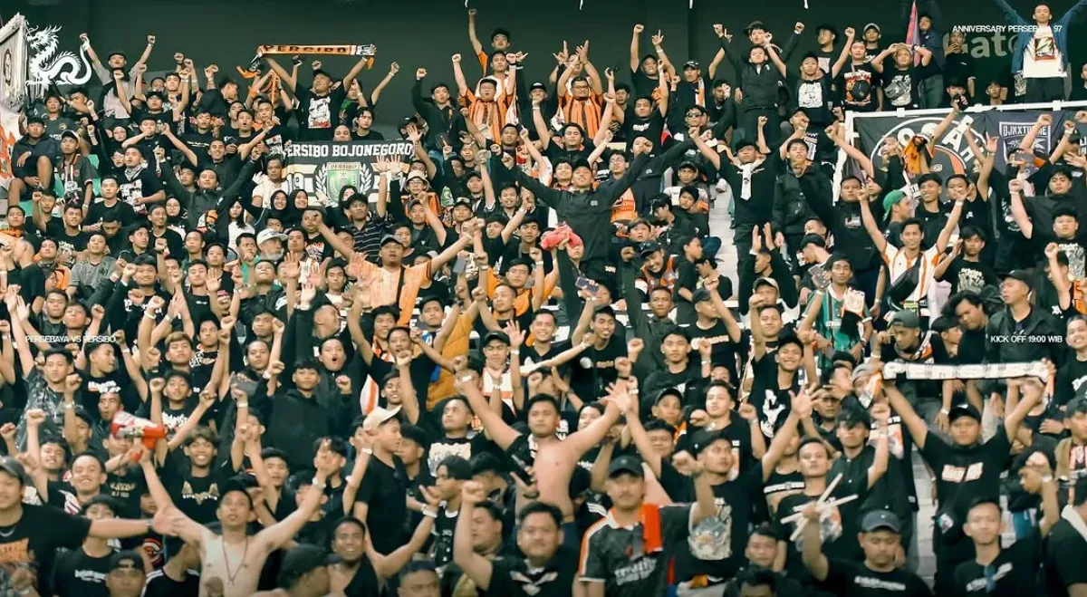 Suporter Persibo Bojonegoro. (Foto: Instagram/@persibo.bojonegoro)