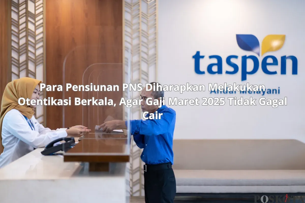 Verifikasi Taspen penting agar dana pensiun tetap diterima tanpa hambatan (Sumber: Poskota/Yusuf Sidiq)