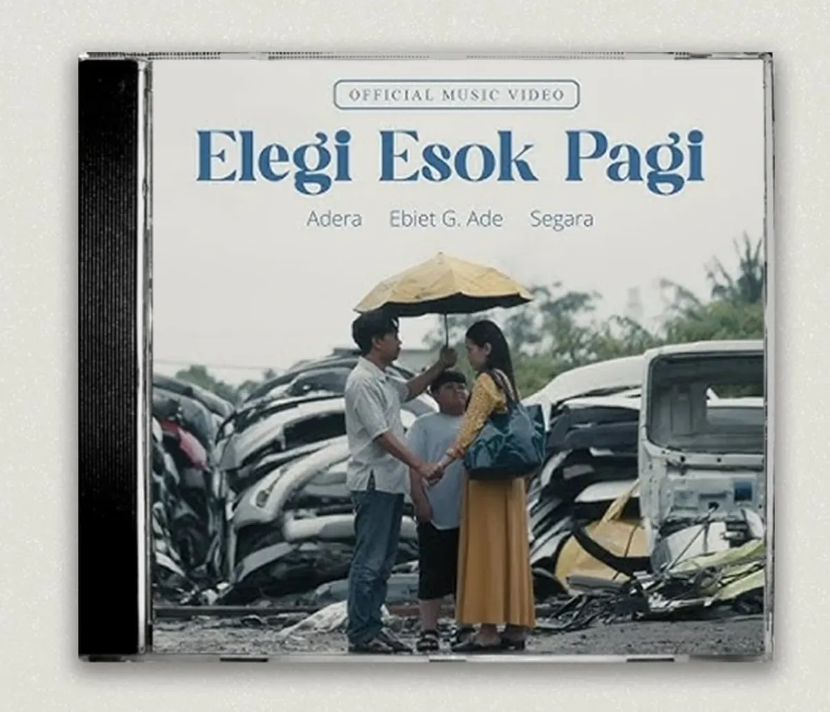 Lirik lagu Elegi Esok Pagi karya Ebiet G Ade yang dibawakan bersama kedua putranya. (Sumber: Instagram MusicaStudios)