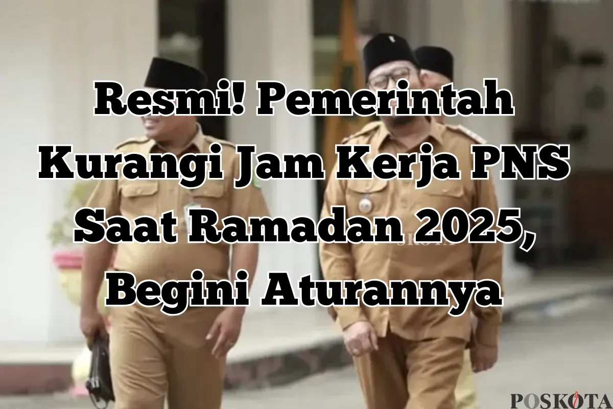 Selama bulan Ramadhan PNS melaksanakan tugas dengan sesuai arahan, didukung oleh penyesuaian jam kerja yang fleksibel. (Sumber: Poskota/Yusuf Sidiq)