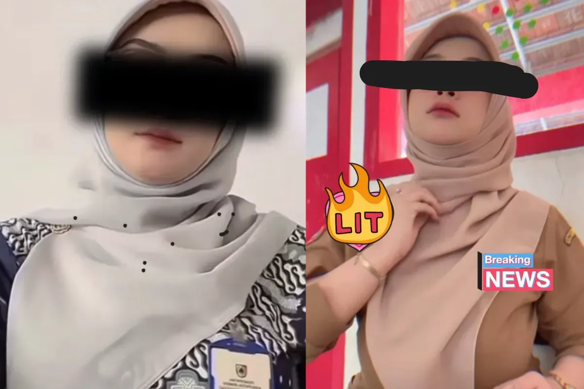 Link video Bu Guru Salsa tengah viral di Internet lantaran kemiripannya dengan sosok TikToker. (Sumber: TikTok/salsaa_cc)