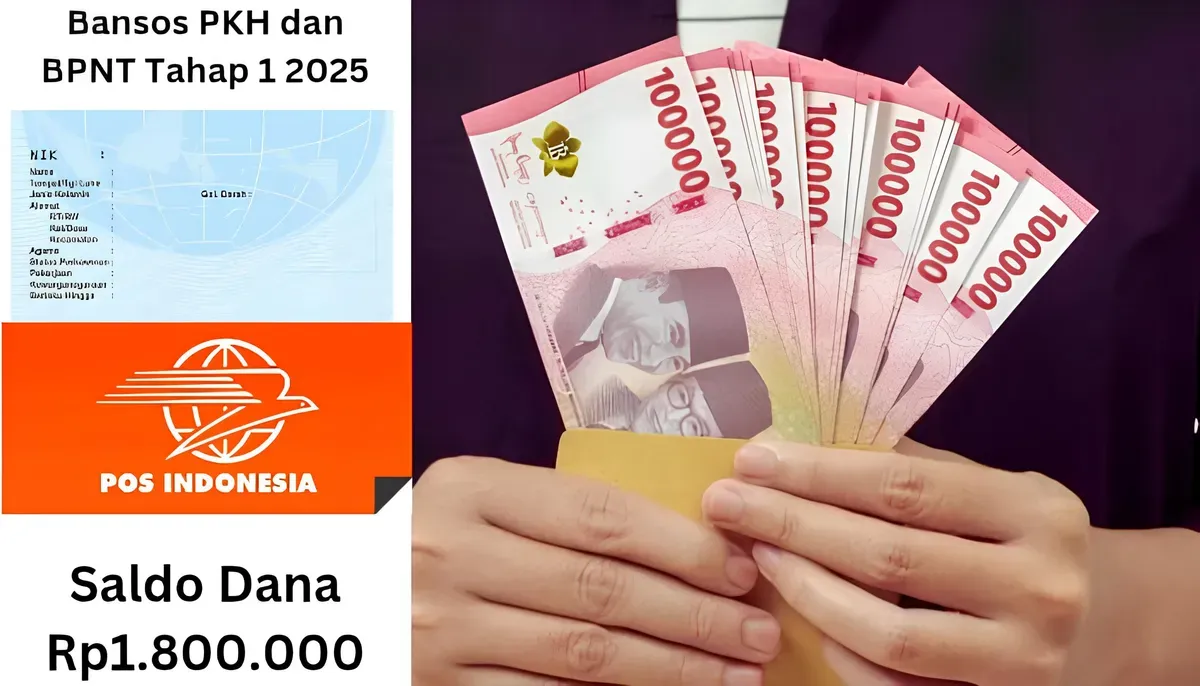 NIK e-KTP atas kepemilikan nama Anda terpilih sebagai penerima saldo dana Rp1.800.000 dari bansos PKH dan BPNT tahap 1 2025 via Pos Indonesia. (Sumber: Poskota/Gabriel Omar Batistuta)