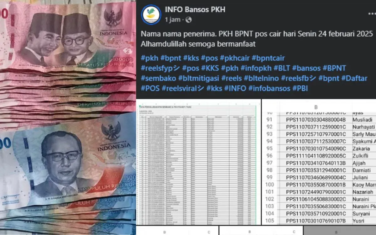 Cek di sini informasi pencairan PKH dan BPNT kantor pos terbaru. (Sumber: Poskota/Faiz)