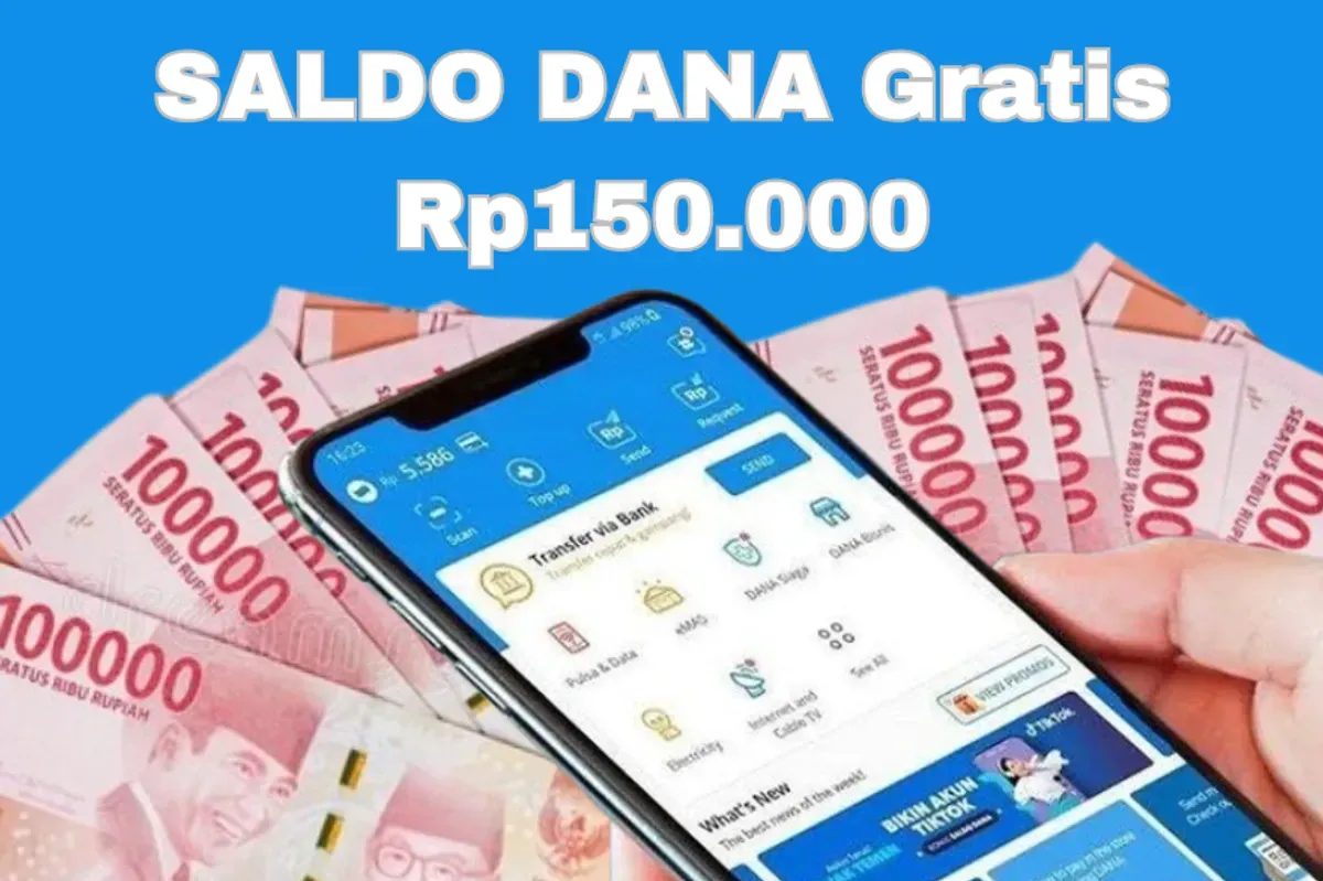 Cara Mudah Klaim Saldo DANA Kaget dan Dapatkan Uang Gratis Rp150.000. (Sumber: Poskota/Syania Nurul Lita Baikuni)