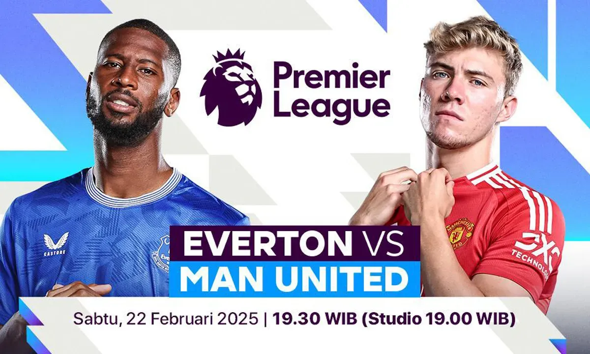 Link live streaming Everton vs Manchester United. (Sumber: Vidio)