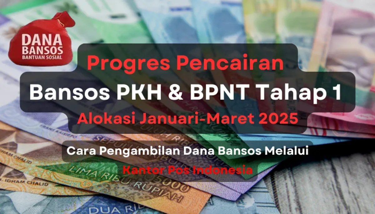 Surat undangan pencairan bansos PKH dan BPNT tahap 1 via PT Pos sudah mulai didistribusikan. (Sumber: Poskota/Aldi Haranda Irawan)