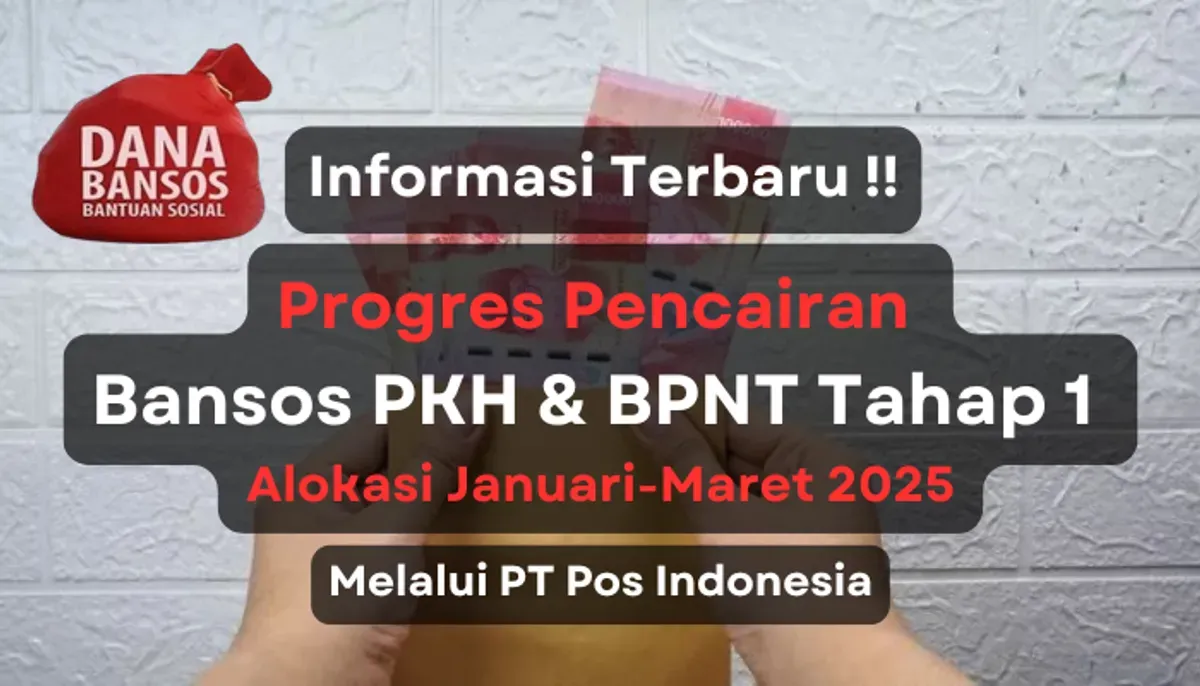 Update informasi penyaluran dana bansos PKH dan BPNT tahap 1 melalui PT Pos Indonesia (Sumber: Poskota/Aldi Harlanda Irawan)