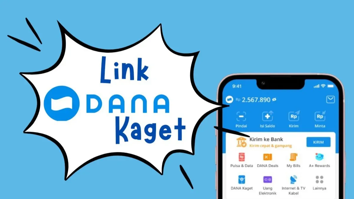 Hati-hati terhadap link DANA Kaget Palsu jangan sampai tertipu. (Sumber: Poskota/Neni Nuraeni/DANA)