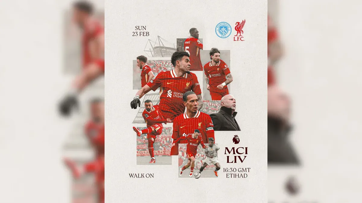 Klik link live streaming Man City vs Liverpool di pekan ke-26 Liga Inggris 2024/2025 (Sumber: Instagram @liverpool)