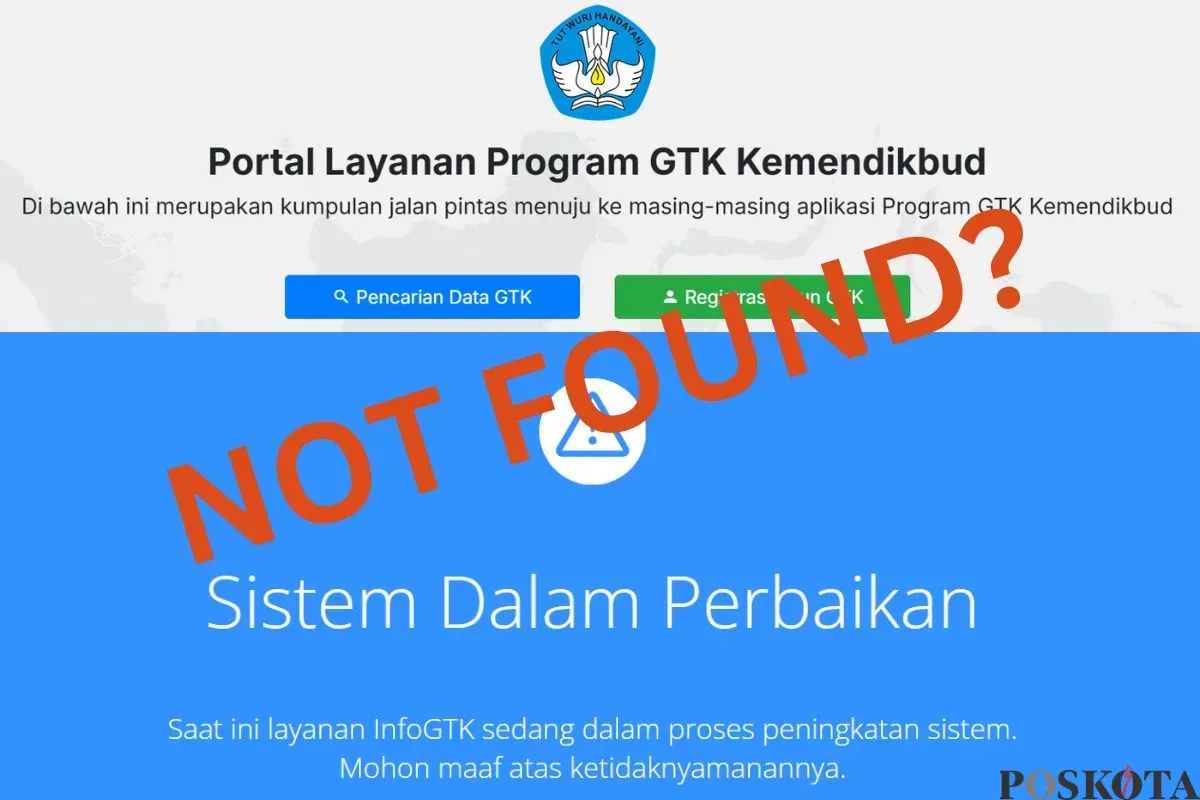 Tips mengatasi info GTK yang tidak muncul di Google. (Sumber: Tangkapan Layar Kemendikbud)