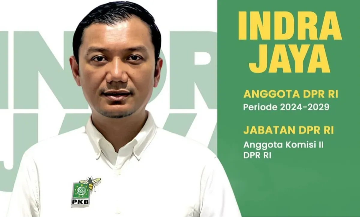 Anggota Komisi II DPR RI, Indra Jaya (Sumber: Dok DPP PKB)