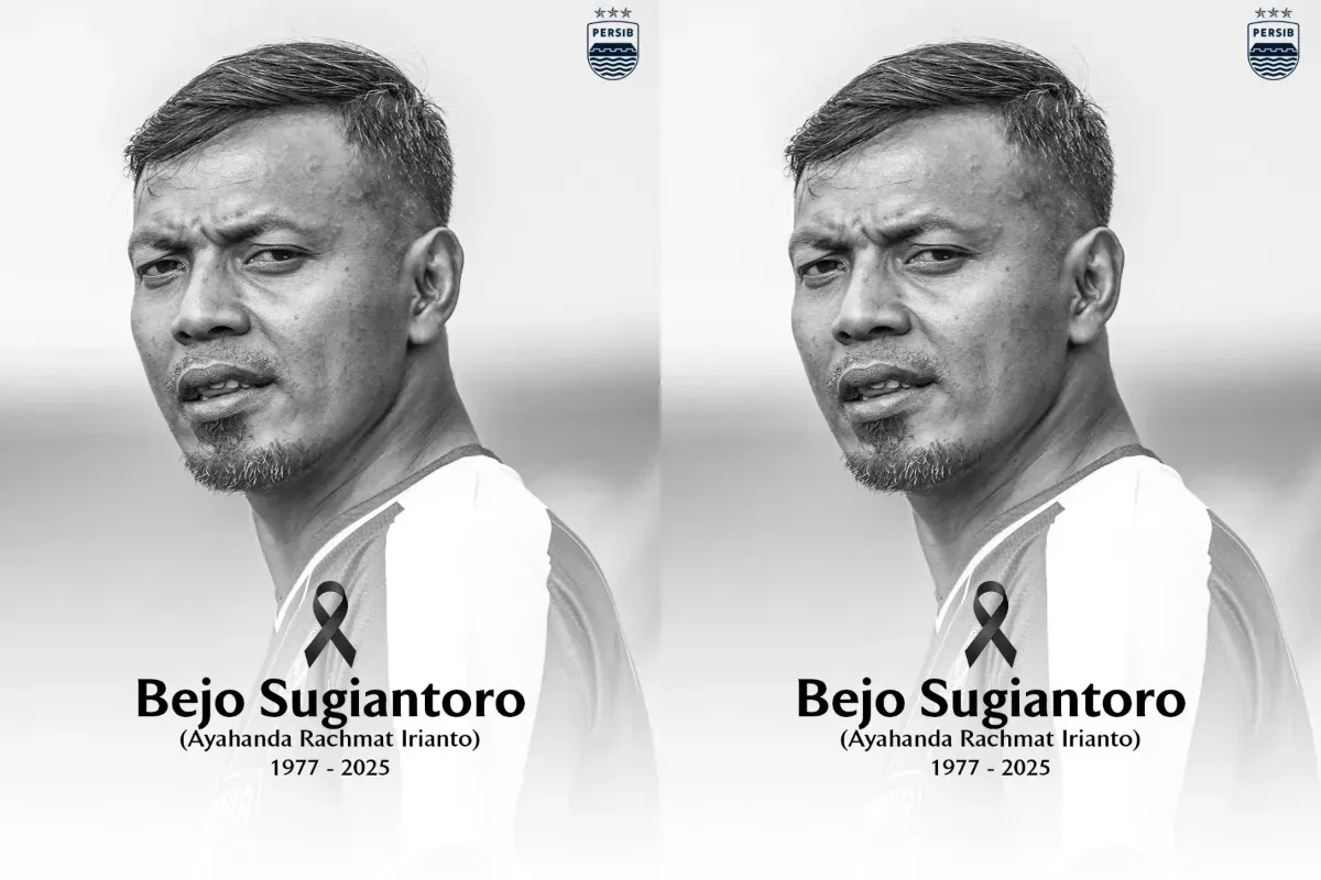 Bejo Sugiantoro, legenda Persebaya Surabaya yang juga ayah dari Rachmat iriyanto hari ini, Selasa 25 Februari 2025. (Sumber: X/Persib Official)