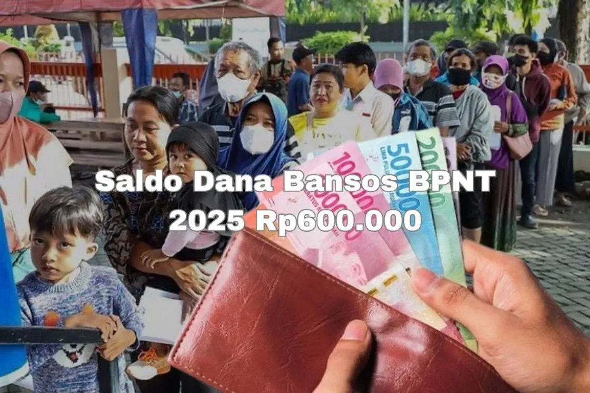 Saldo dana Rp600.000 dari bansos BPNT tahap satu siap cair melalui Kantor Pos. (Sumber: Poskota/Syania Nurul Lita Baikuni)