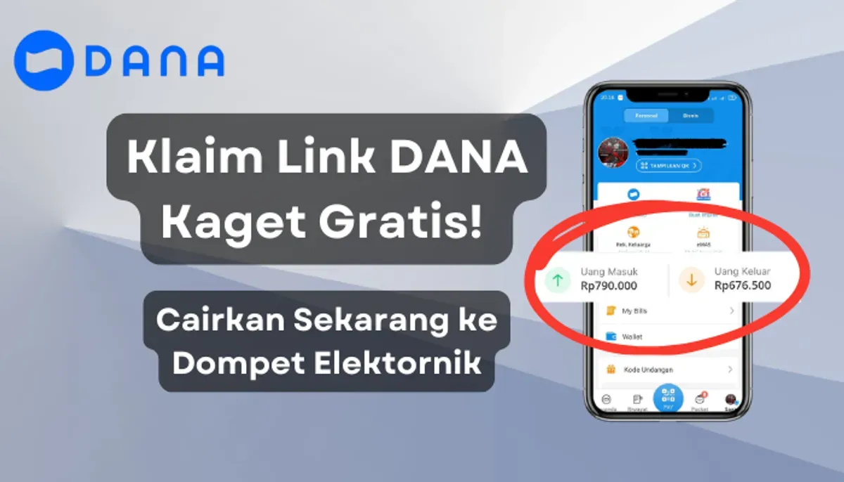 Klaim saldo DANA kaget gratis ini hingga Rp225.000 ke dompet elektronk Anda. (Sumber: Poskota/Aldi Harlanda Irawan)