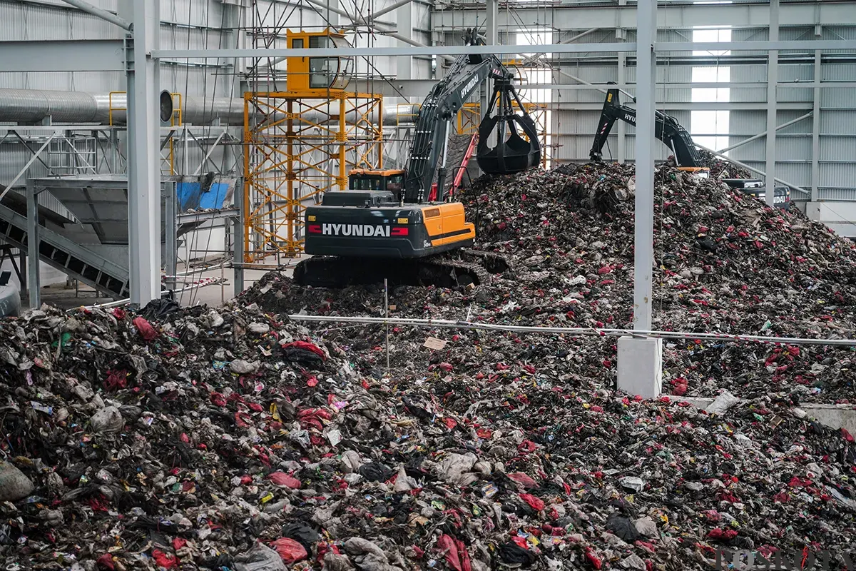 Refuse Derived Fuel (RDF) Plant Rorotan, Jakarta Utara. (Sumber: Poskota/Bilal Nugraha Ginanjar)