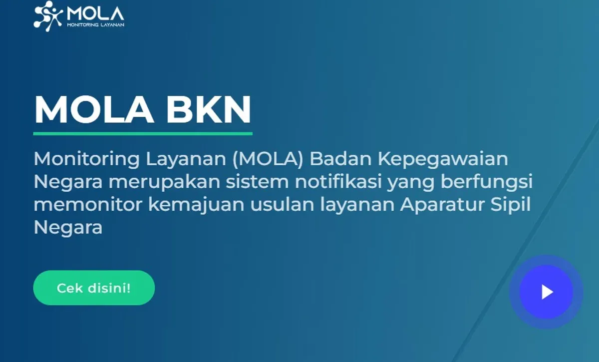 Cara cek NIP CPNS dan NI PPPK dengan Mola BKN (Sumber: https://monitoring-siasn.bkn.go.id/)