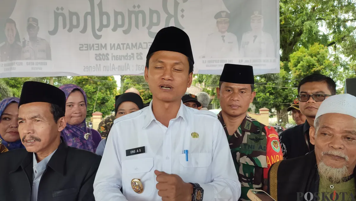 Wakil Bupati Pandeglang, Iing Andri Supriadi saat ditemui di wilayah Kecamatan Menes, Pandeglang, Selasa, 25 Februari 2025. (Sumber: Poskota/Samsul Fatoni)