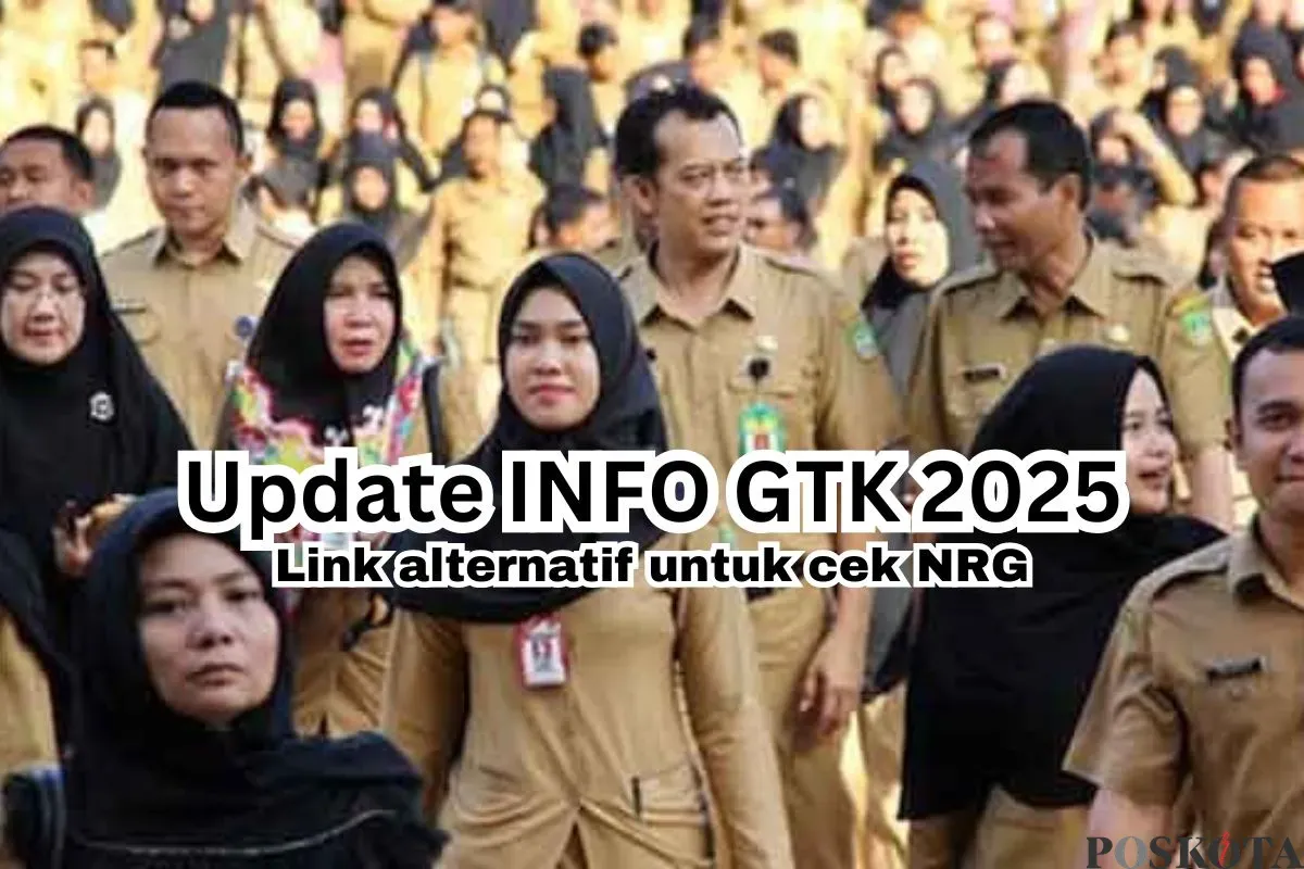 Cara cek NRG jika Anda mendapatkan Info GTK masih belum bisa diakses. (Sumber: Poskota/Arip Apandi)