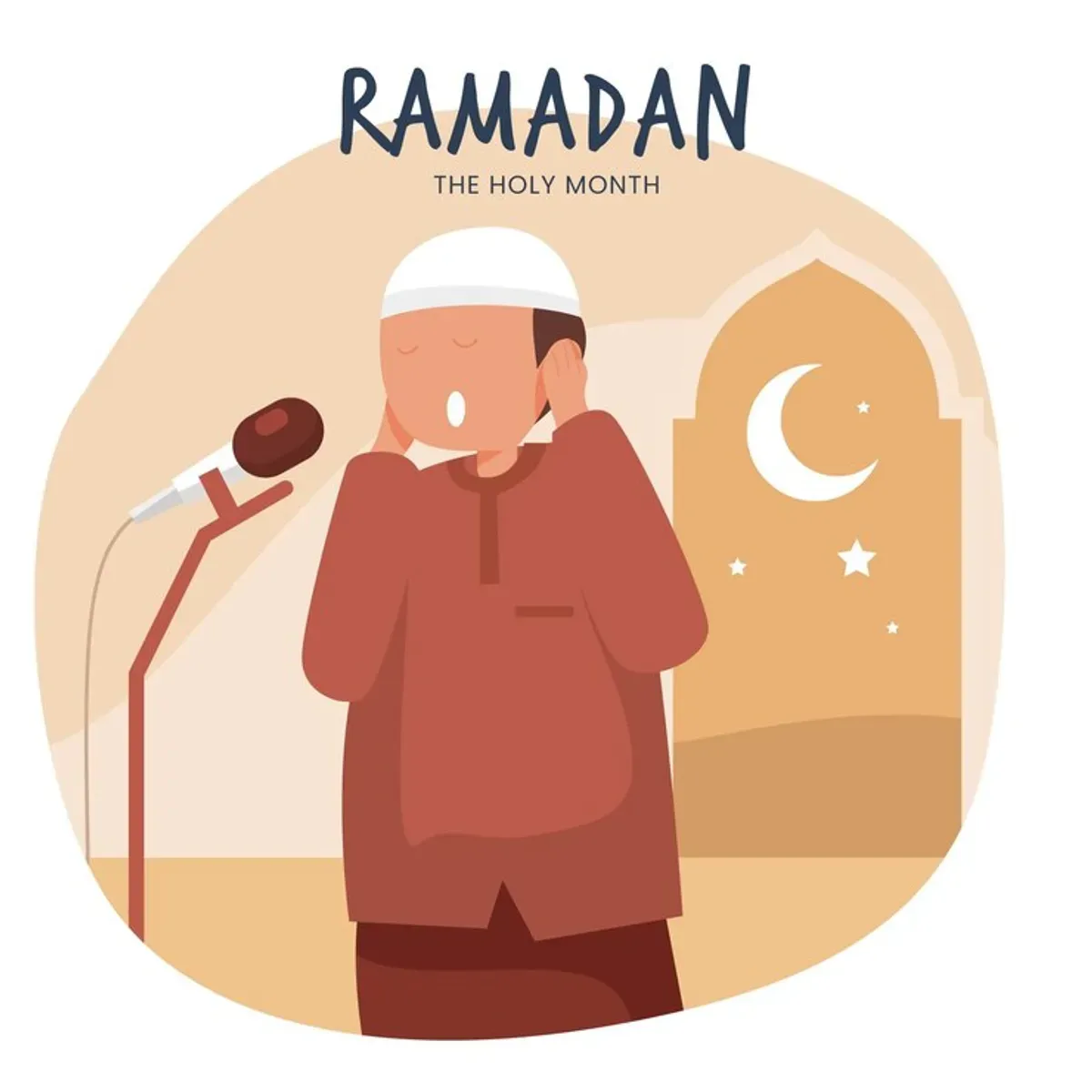 Ilustrasi contoh khutbah Jumat (Sumber: Freepik)