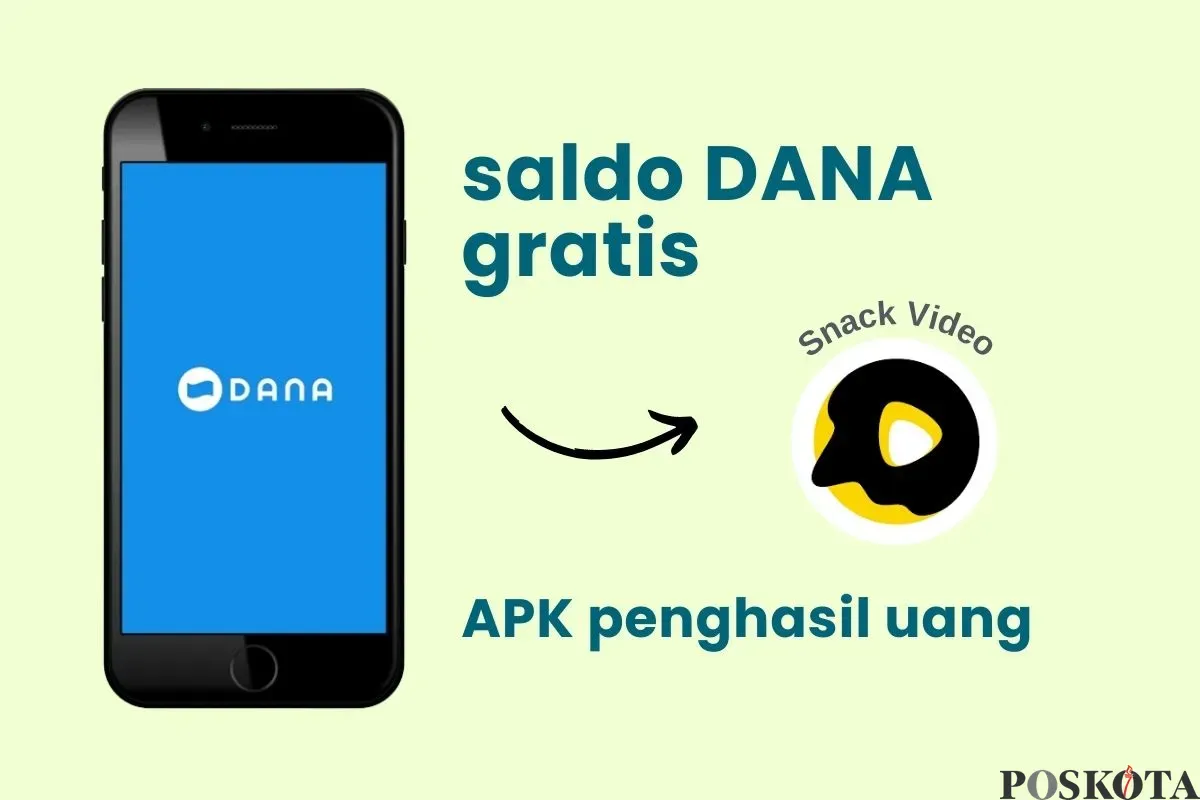 Dapatkan saldo DANA gratis Rp300.000 dari Snack Video. (Sumber: Poskota/Della Amelia)