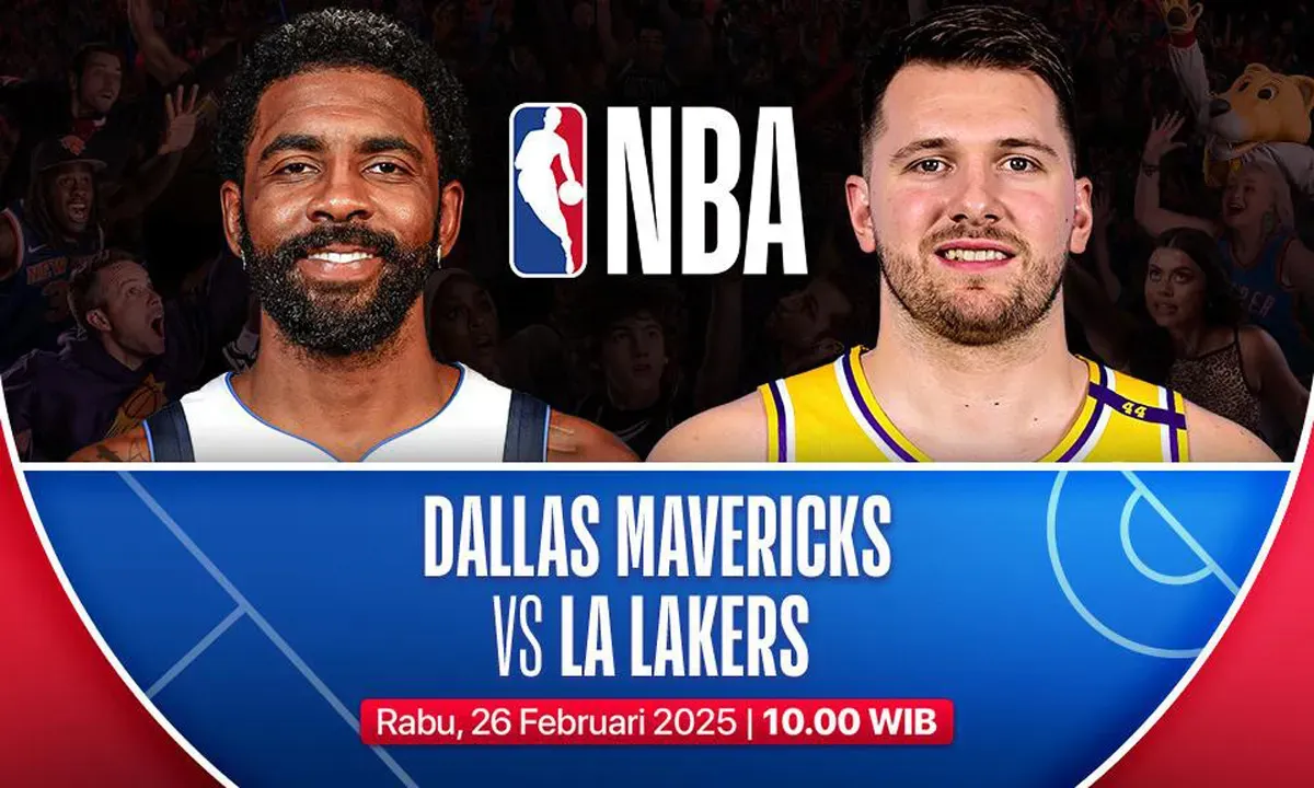 Link live streaming Dallas Mavericks vs LA Lakers. (Sumber: Vidio)