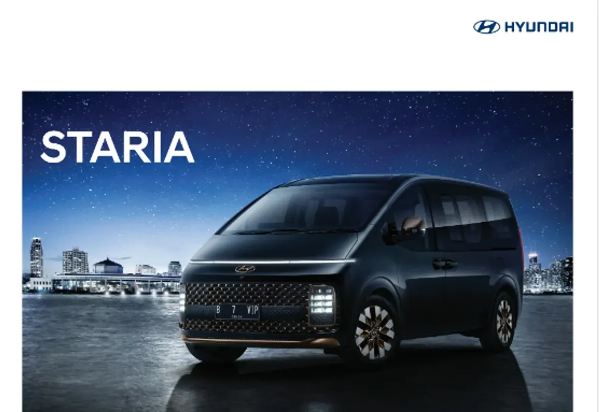Hyundai Staria 2025 siap menggebrak pasar otomotif dengan fitur inovatif dan tampilan mewah. (Sumber: halohyundaijakarta.com)