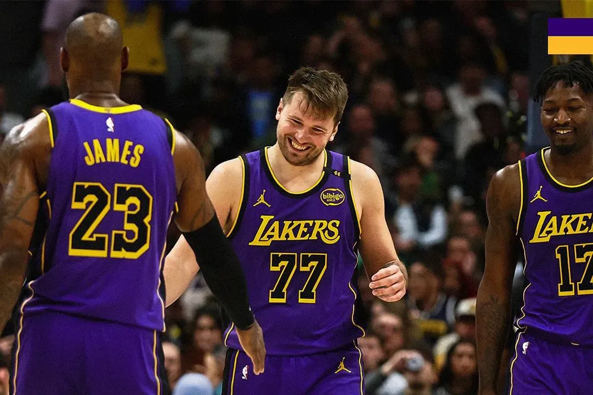 Sedang berlangsung live streaming Nuggets vs Lakers, Luka Doncic dan LeBron James absen. (Sumber: Instagram @lakers)