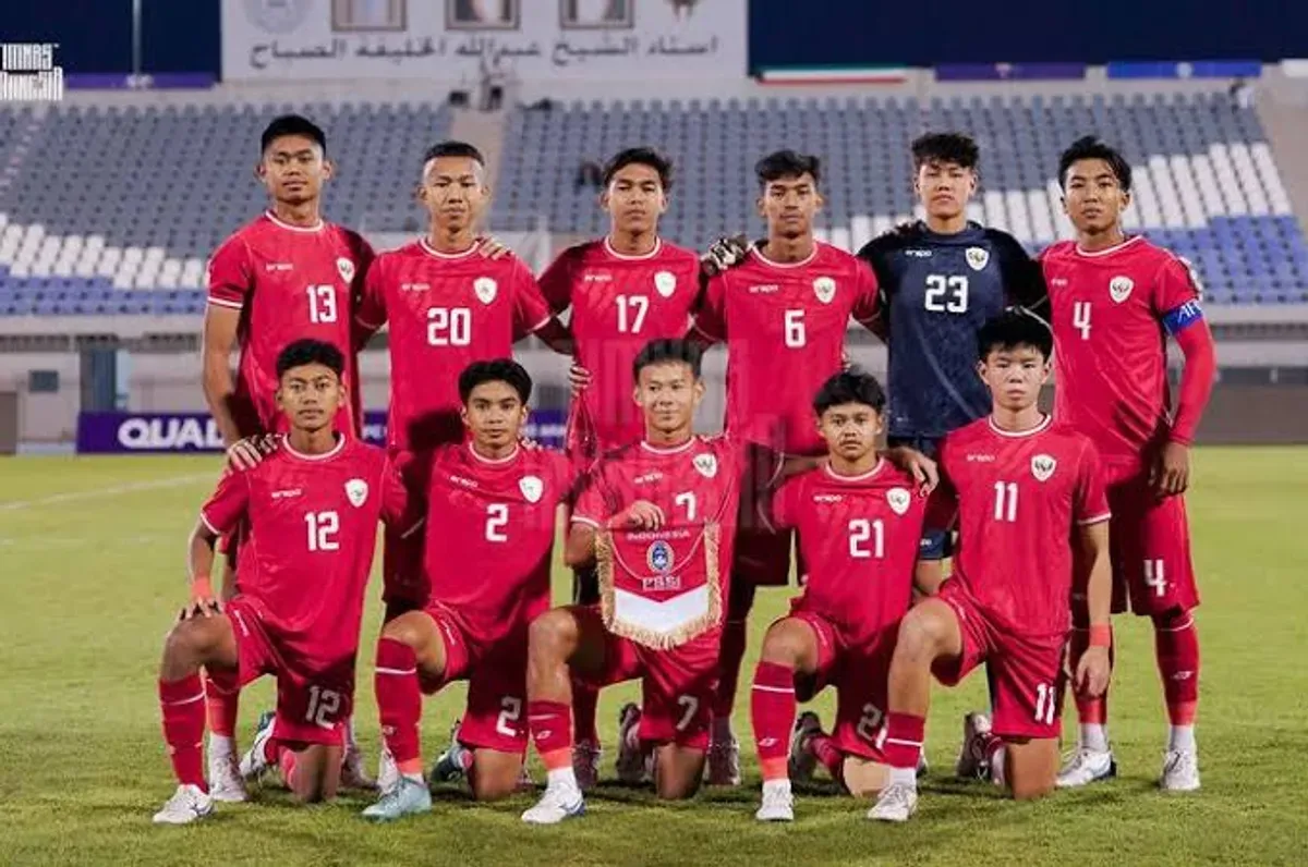 Demi lolos ke babak perempat final Piala Asia U17 2025, Timnas Indonesia U17 Terus lakukan persiapan matang. (Sumber: X/ Idn_abroad)