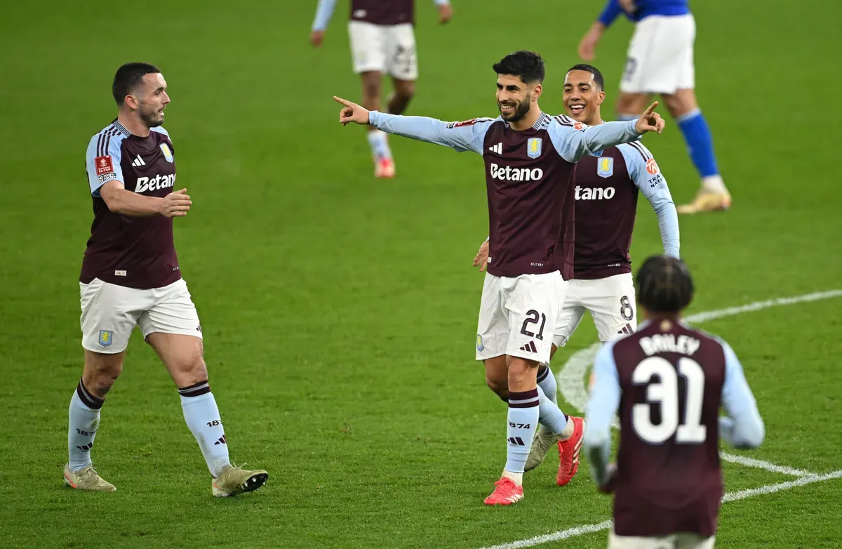 Dua gol Asensio ke gawang Cardiff City sukses bawa Aston Villa ke perempat final (Sumber: X/ EmiratesFACup)