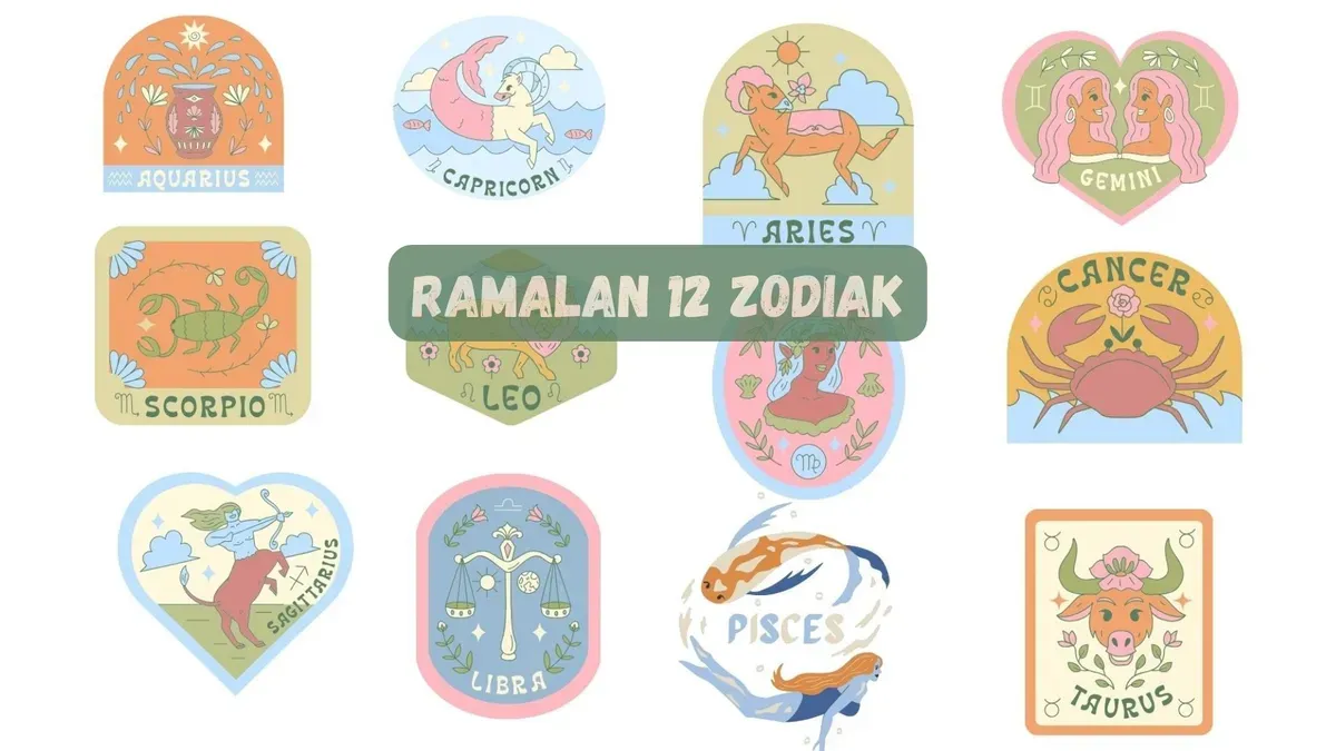 12 Zodiak ramalan peruntungan keuangan besok 2 Maret 2025. (Canva)