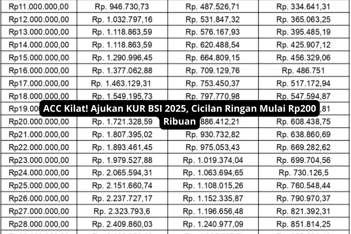 KUR BSI 2025: Solusi Modal Usaha Syariah untuk UMKM. Proses Mudah, Cicilan Ringan, dan Sesuai Prinsip Islam. Yuk, kembangkan bisnis Anda sekarang! (Sumber: Poskota/Yusuf Sidiq)