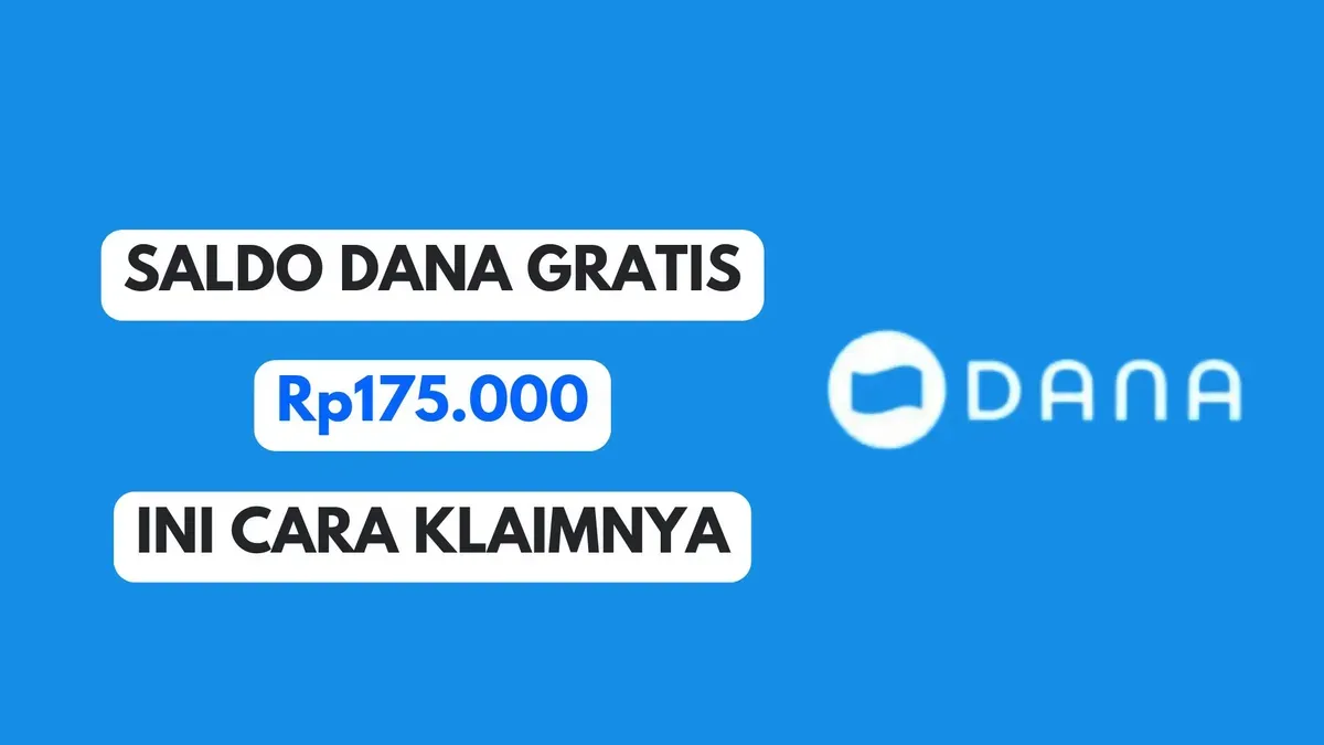 Dapatkan saldo DANA grati hingga Rp175.000 yang dapat langsung masuk ke dompet elektronik, cek cara klaimnya (Sumber: Poskota/Herdyan Anugrah Triguna)